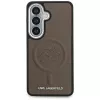 KARL LAGERFELD Embossed Ring Initials MagSafe puzdro pre Samsung Galaxy S26+ hnedá