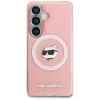Karl Lagerfeld IML Repeated Choupette MagSafe puzdro pre Samsung Galaxy S26+ ružová
