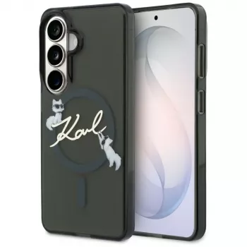 Karl Lagerfeld IML KC Script MagSafe puzdro pre Samsung Galaxy S26+ čierna