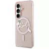 Karl Lagerfeld IML KC Script MagSafe puzdro pre Samsung Galaxy S26, ružová