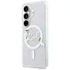 KARL LAGERFELD IML KC Script MagSafe puzdro pre Samsung Galaxy S26+ transparentná