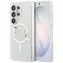 Karl Lagerfeld IML KC Script MagSafe puzdro pre Samsung Galaxy S26 Ultra (transparentná)