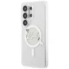 Karl Lagerfeld IML KC Script MagSafe puzdro pre Samsung Galaxy S26 Ultra (transparentná)