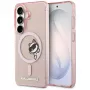 Karl Lagerfeld IML Peekaboo Choupette MagSafe puzdro pre Samsung Galaxy S26 - ružová
