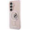 Karl Lagerfeld IML Peekaboo Choupette MagSafe puzdro pre Samsung Galaxy S26 - ružová