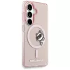 Karl Lagerfeld IML Peekaboo Choupette MagSafe puzdro pre Samsung Galaxy S26 - ružová