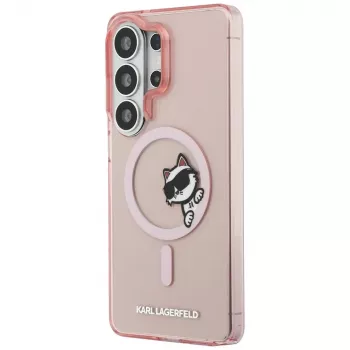 KARL LAGERFELD IML Peekaboo Choupette MagSafe puzdro pre Samsung Galaxy S26 Ultra, ružová