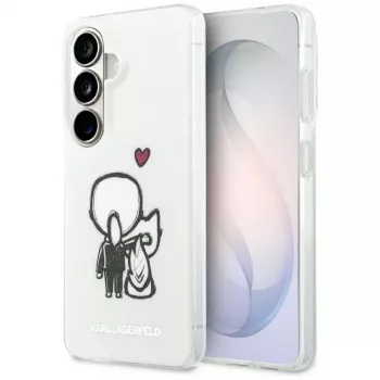 KARL LAGERFELD IML Karl & Choupette MagSafe puzdro pre Samsung Galaxy S26, transparentná