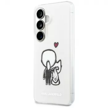 KARL LAGERFELD IML Karl & Choupette MagSafe puzdro pre Samsung Galaxy S26, transparentná