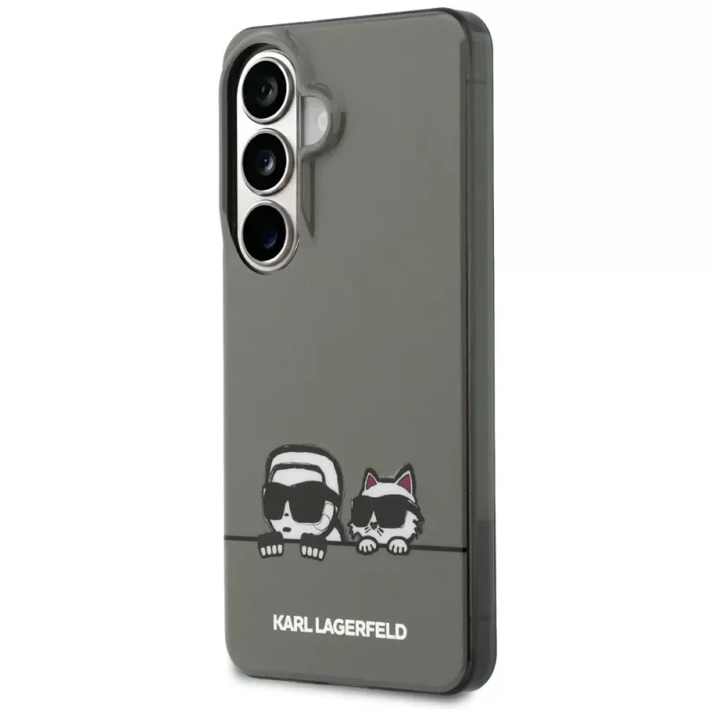 KARL LAGERFELD IML Peekaboo Karl & Choupette MagSafe puzdro pre Samsung Galaxy S26, čierna