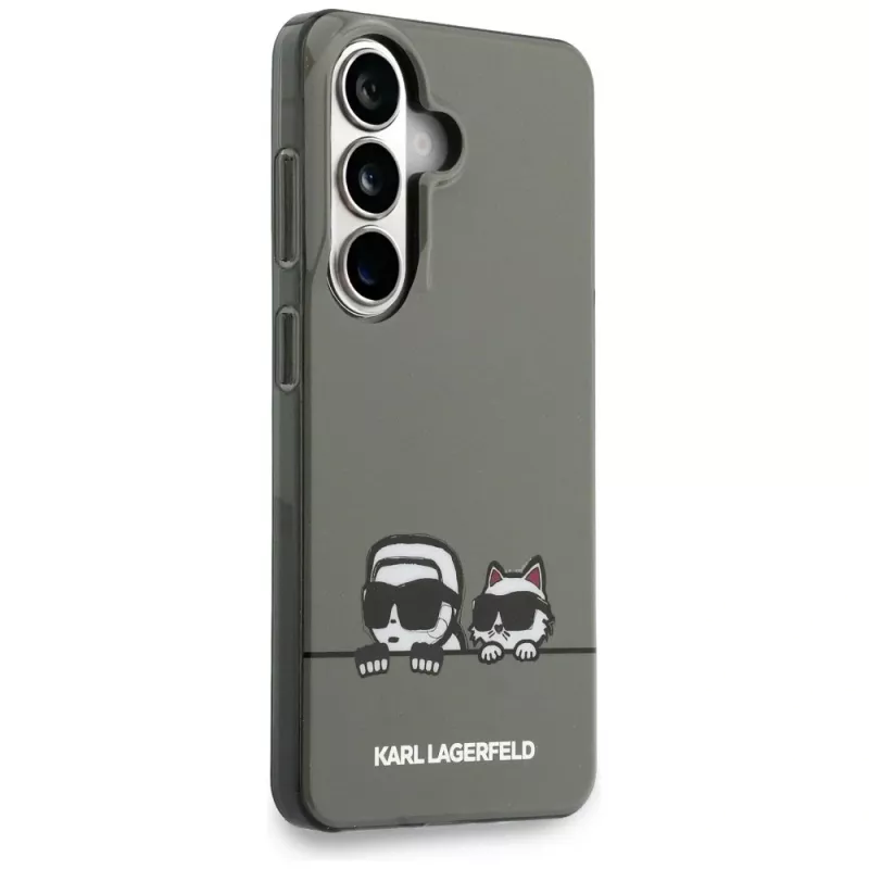 KARL LAGERFELD IML Peekaboo Karl & Choupette MagSafe puzdro pre Samsung Galaxy S26, čierna