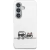 KARL LAGERFELD IML Peekaboo Karl & Choupette MagSafe puzdro pre Samsung Galaxy S26+ transparentná