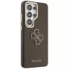 Guess Grained Big 4G Metal Logo puzdro pre Samsung Galaxy S26 Ultra - hnedá