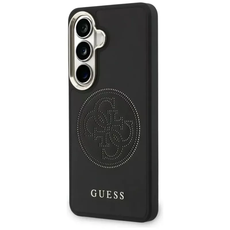 Guess Perforated Logo MagSafe puzdro pre Samsung Galaxy S26 - čierna