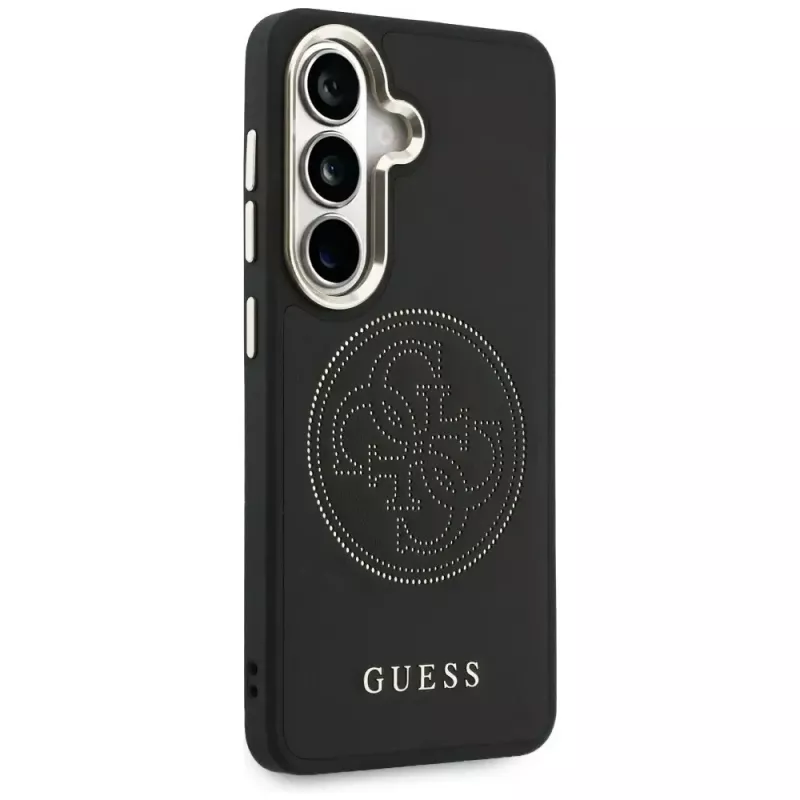 Guess Perforated Logo MagSafe puzdro pre Samsung Galaxy S26 - čierna