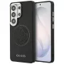 Guess Perforated Logo MagSafe puzdro pre Samsung Galaxy S26 Ultra (čierna)