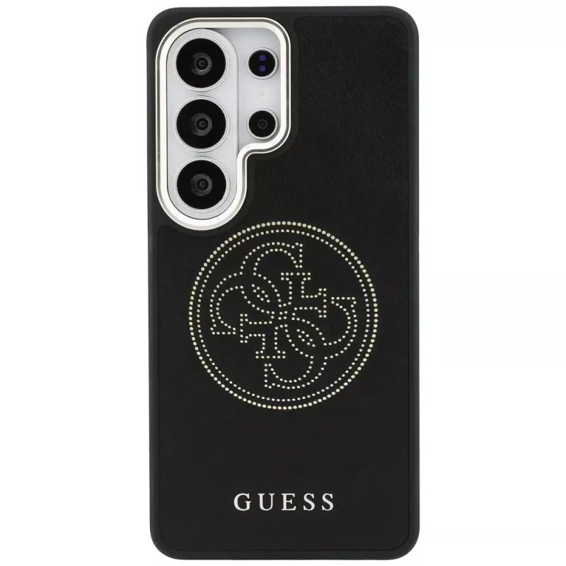 Guess Perforated Logo MagSafe puzdro pre Samsung Galaxy S26 Ultra (čierna)