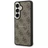 Guess 4G Embossed Ring MagSafe puzdro pre Samsung Galaxy S26 (hnedá)