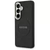 Guess Saffiano Peony Embossed Ring MagSafe puzdro pre Samsung Galaxy S26 čierne