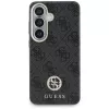 Guess 4G Rhinestone Round Logo MagSafe puzdro pre Samsung Galaxy S26 (čierne)