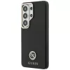 Guess Rhinestone Round Logo MagSafe puzdro pre Samsung Galaxy S26 Ultra, čierne
