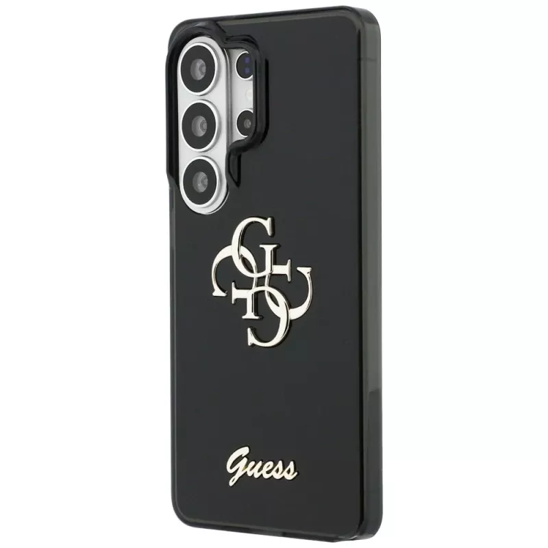Guess IML Big Metal 4G Script puzdro pre Samsung Galaxy S26 Ultra (čierne)