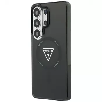 Guess IML Gradient Triangle MagSafe puzdro pre Samsung Galaxy S26 Ultra (čierne)