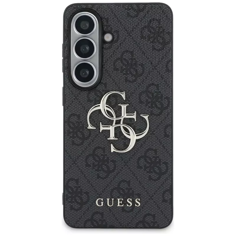 Guess 4G Big Metal Logo puzdro pre Samsung Galaxy S26 - čierne