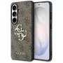 Guess 4G Big Metal Logo puzdro pre Samsung Galaxy S26 (hnedé)