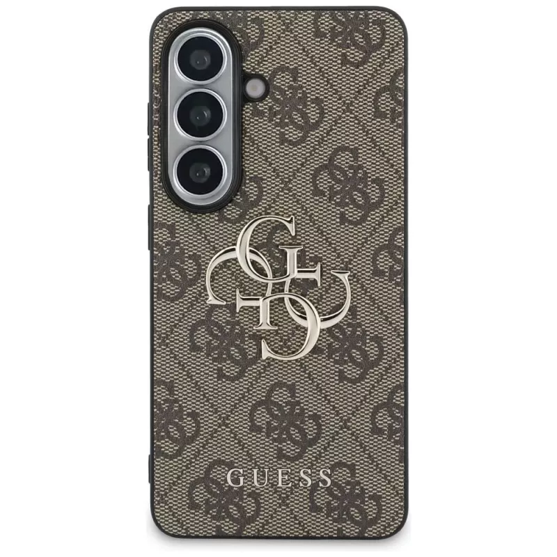 Guess 4G Big Metal Logo puzdro pre Samsung Galaxy S26 (hnedé)