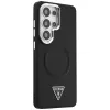 Guess Embossed Ring Triangle Logo MagSafe puzdro pre Samsung Galaxy S26 Ultra čierne