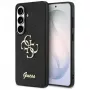 Guess Fixed Glitter Big 4G Metal Logo puzdro pre Samsung Galaxy S26 (čierne)