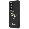 Guess Fixed Glitter Big 4G Metal Logo puzdro pre Samsung Galaxy S26 (čierne)