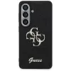 Guess Fixed Glitter Big 4G Metal Logo puzdro pre Samsung Galaxy S26 (čierne)