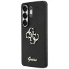 Guess Fixed Glitter Big 4G Metal Logo puzdro pre Samsung Galaxy S26 Ultra (čierne)