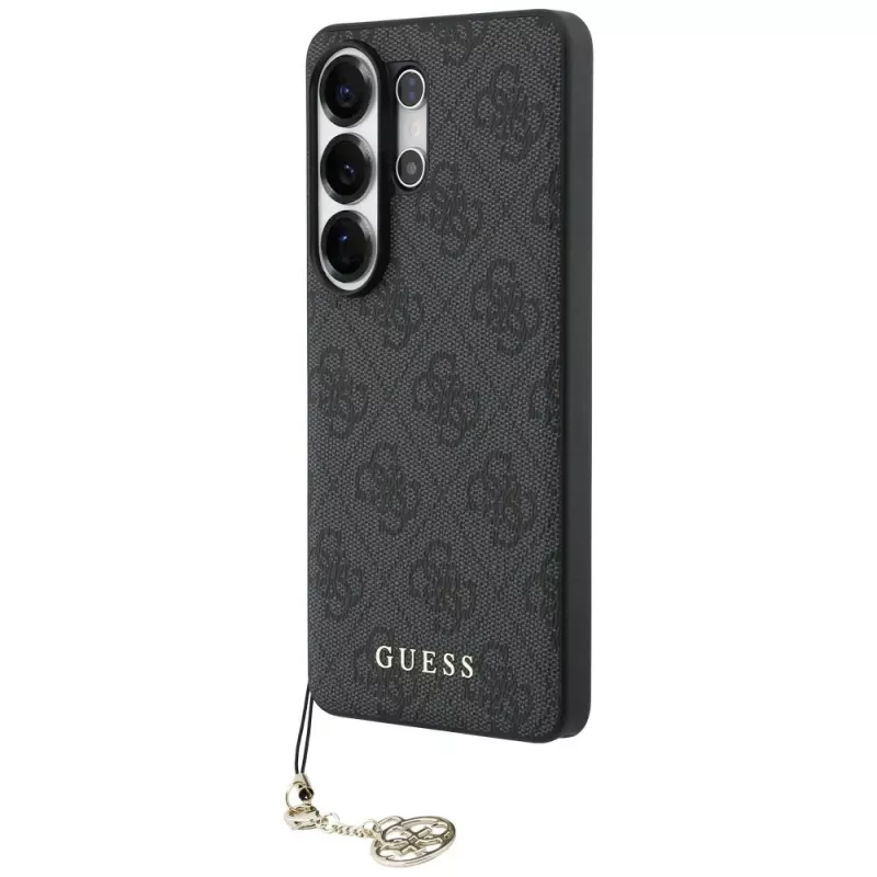 Guess 4G Classic Logo Charm MagSafe puzdro pre Samsung Galaxy S26 Ultra (čierne)