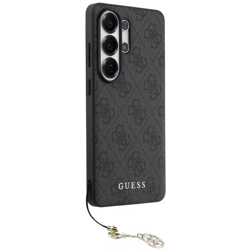 Guess 4G Classic Logo Charm MagSafe puzdro pre Samsung Galaxy S26 Ultra (čierne)