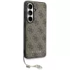 Guess 4G Classic Logo Charm MagSafe puzdro pre Samsung Galaxy S26 (hnedé)