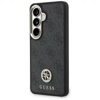 Guess 4G Big Rhinestone Triangle Strap MagSafe sada puzdra na telefón pre Samsung Galaxy S26 - čierna