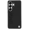BMW Leather Hot Stamp MagSafe puzdro pre Samsung Galaxy S26 Ultra čierne