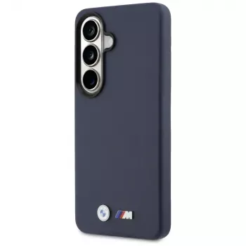 BMW M Metal Logo MagSafe puzdro pre Samsung Galaxy S26 Navy Blue