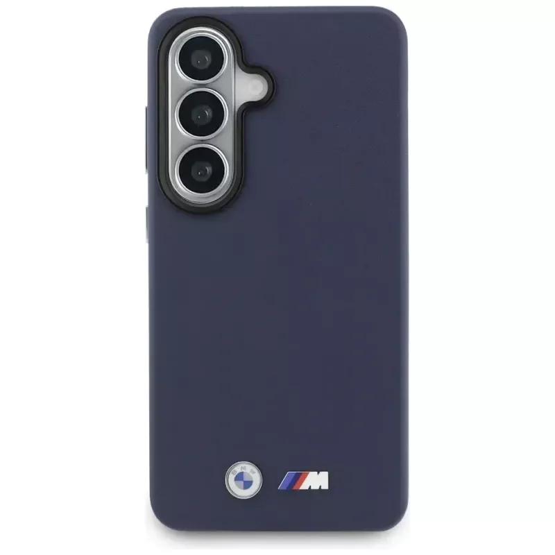 BMW M Metal Logo MagSafe puzdro pre Samsung Galaxy S26 Navy Blue
