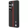 BMW Perforated Stripe Logo MagSafe puzdro pre Samsung Galaxy S26 Ultra červené