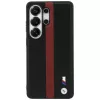 BMW Perforated Stripe Logo MagSafe puzdro pre Samsung Galaxy S26 Ultra červené