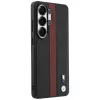 BMW Perforated Stripe Logo MagSafe puzdro pre Samsung Galaxy S26 Ultra červené