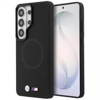 BMW M Metal Logo MagSafe puzdro pre Samsung Galaxy S26 Ultra čierne