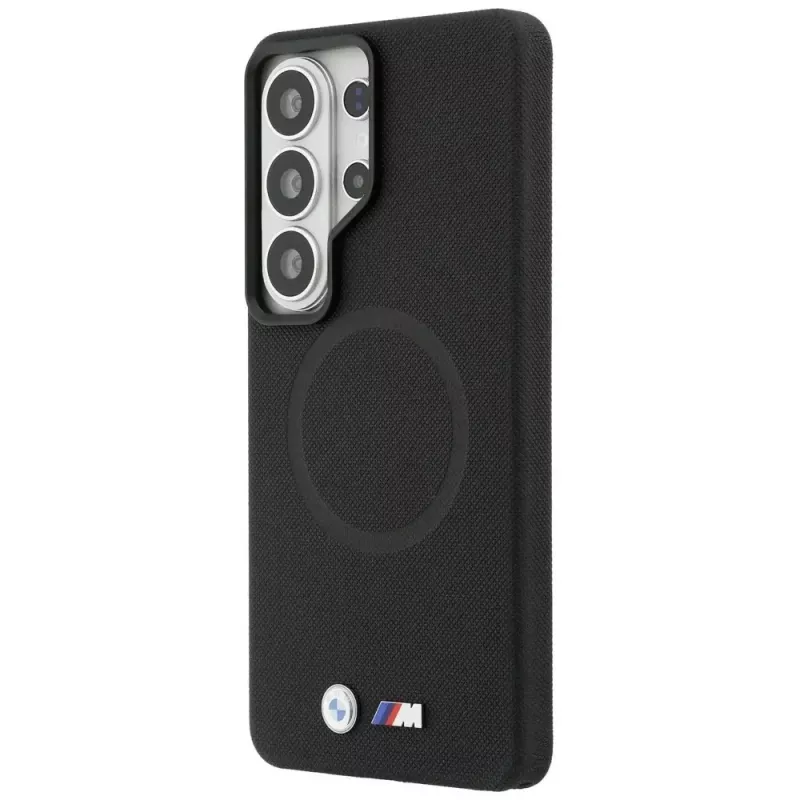 BMW M Metal Logo MagSafe puzdro pre Samsung Galaxy S26 Ultra čierne
