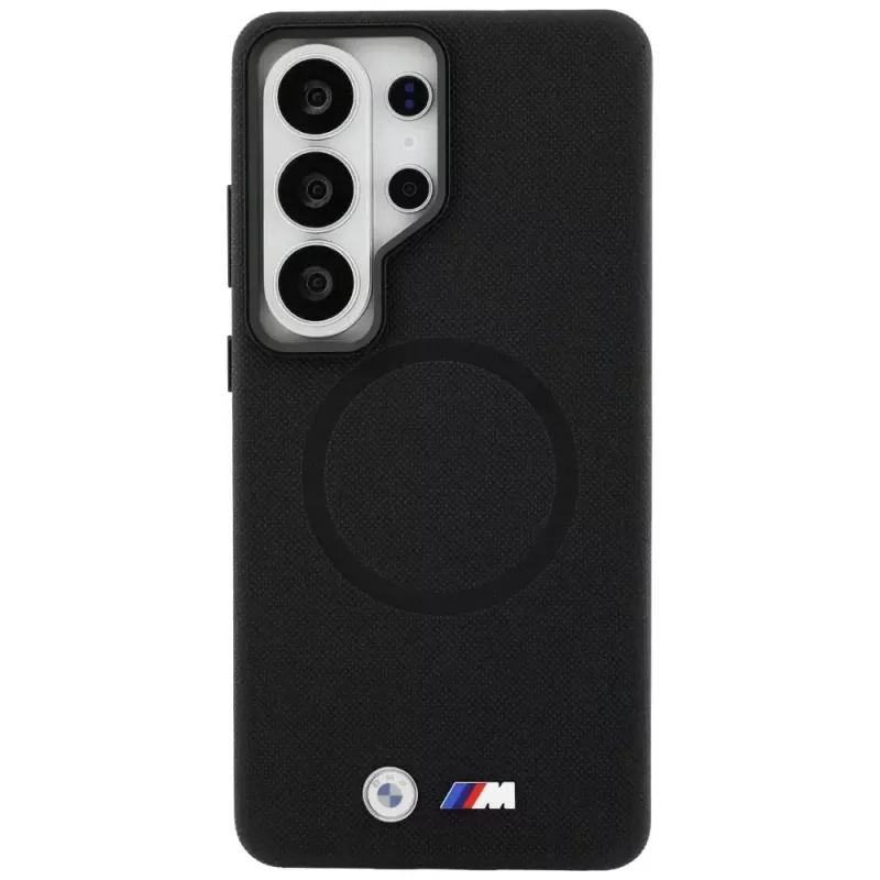 BMW M Metal Logo MagSafe puzdro pre Samsung Galaxy S26 Ultra čierne