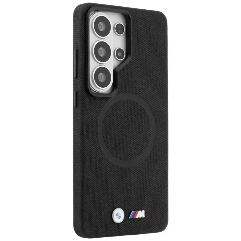 BMW M Metal Logo MagSafe puzdro pre Samsung Galaxy S26 Ultra čierne