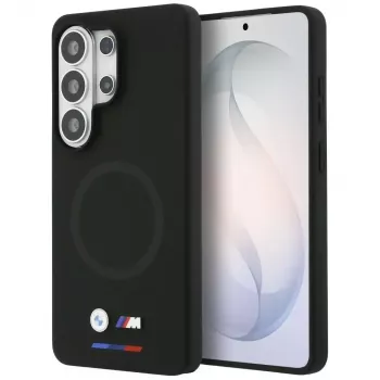 BMW M Silicone MagSafe puzdro pre Samsung Galaxy S26 Ultra čierne